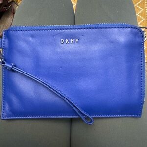 DKNY Vibrant Blue Wristlet
